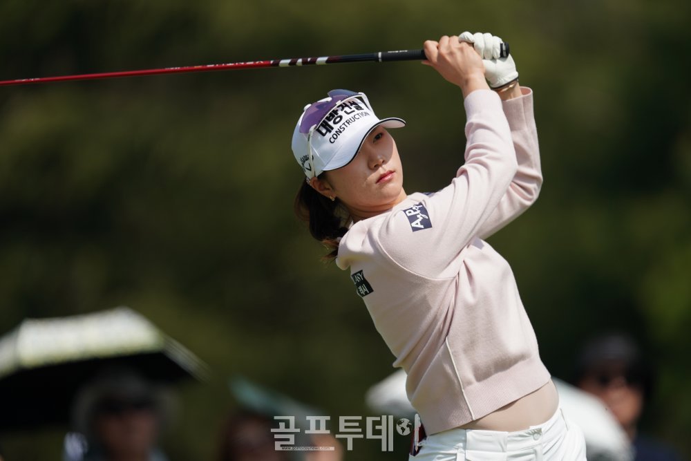 [포토] 김민선7 1번홀에서