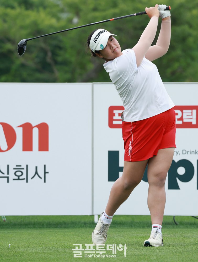 국가대표 김규빈,‘제16회 롯데 오픈’티샷