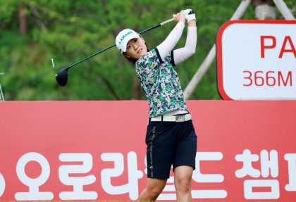 나이스 샷 최은우, 2026 오로라월드 챔피언십 1번홀