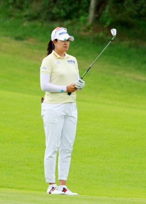 세컨드 샷 김아림, 메디힐 챔피언십 9번홀